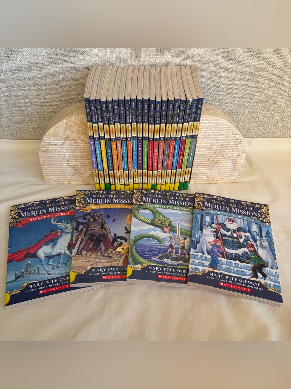 Magic Tree House Merlin Mission Book Set Books 1-24 Mary Pope Osborne